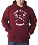 Beacon Hills Lacrosse Wolf Unisex Pullover Hoodie