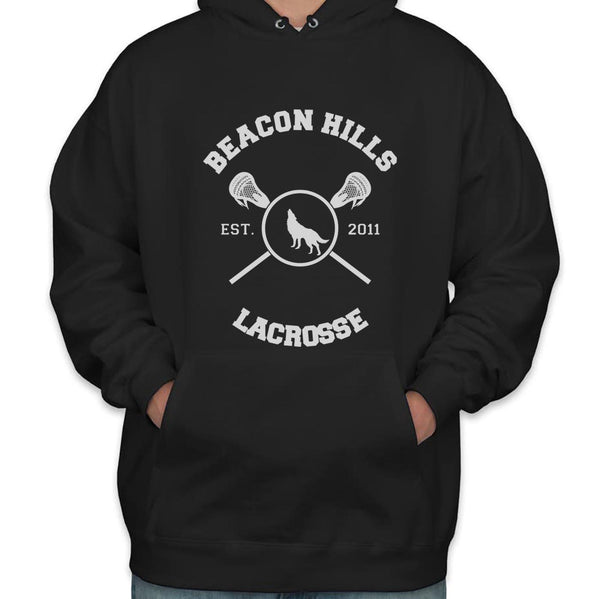 Beacon Hills Lacrosse Wolf Unisex Pullover Hoodie