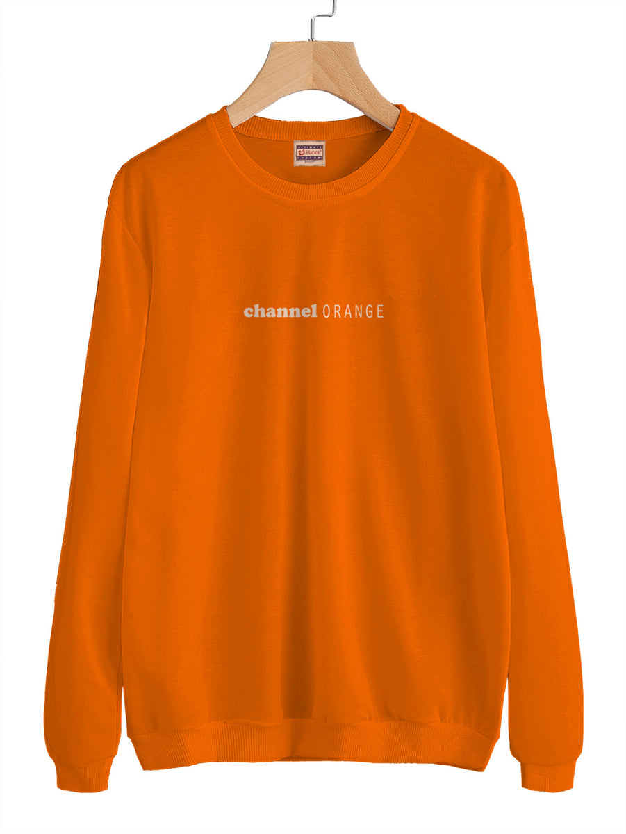 Channel Orange Frank Ocean Blond Unisex Crewneck Sweatshirt, Orange / 2XL