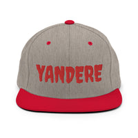 Yandere Embriodery Snapback Hat