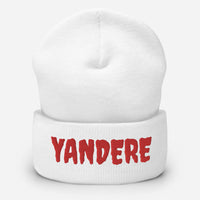 Yandere Embriodery Cuffed Beanie