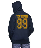 Customize - Ravenclaw Quidditch Team Chaser Yellow Ink Pullover Hoodie