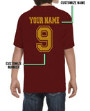 Customize - Gryffindor Quidditch Team Captain Youth Short Sleeve T-Shirt