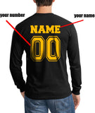 Customize - Hufflepuff Quidditch Team Captain Men Long sleeve t-shirt