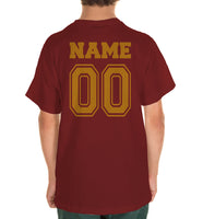 Customize - Gryffindor Quidditch Team Captain Youth Short Sleeve T-Shirt