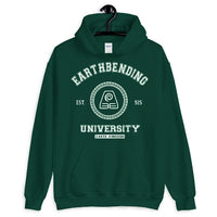 Earthbending University White ink Unisex Pullover Hoodie