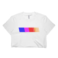 Blond Frank Ocean Logo Rainbow  Women Crop Tee / Crop Top