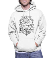 Gryffindor Crest #2 Bw Pullover Hoodie