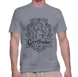 Gryffindor Crest #2 Bw Men T-Shirt