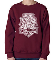 Gryffindor Crest #2 Bw Unisex Sweatshirt