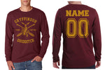 Customize - Gryffindor Quidditch Team Captain Men Long sleeve t-shirt