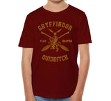 Customize - Gryffindor Quidditch Team Keeper Youth Short Sleeve T-Shirt