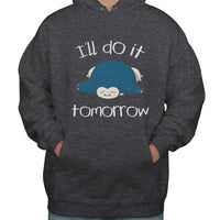 I'll Do It Tomorrow Snorlax Unisex Pullover Hoodie - Geeks Pride