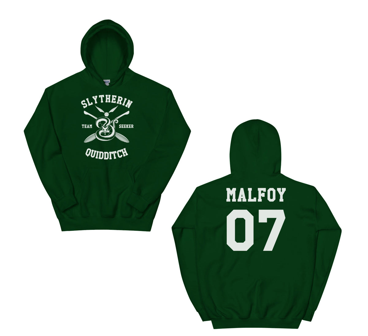 Slytherin quidditch malfoy sweatshirt Clearance