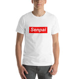 Senpai Red Box Short-Sleeve Unisex T-Shirt - Geeks Pride