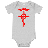 State Alchemist Red Fullmetal Alchemist Baby Jersey One Piece Onesie - Geeks Pride