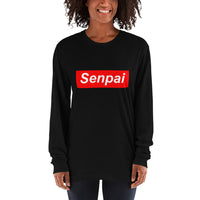 Senpai Red Box Long sleeve t-shirt - Geeks Pride