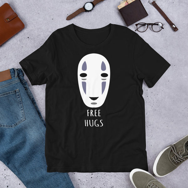 No Face Free Hugs Short-Sleeve Unisex T-Shirt - Geeks Pride