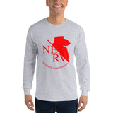 NERV God's in His Heaven. All's Right With the World. Men’s Long Sleeve Shirt - Geeks Pride