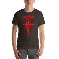 State Alchemist Red Fullmetal Alchemist Short-Sleeve Unisex T-Shirt - Geeks Pride