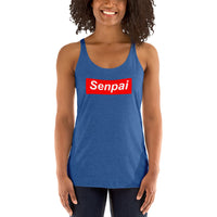 Senpai Red Box Women's Racerback Tank - Geeks Pride