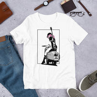 FLCL Haruko Haruhara Vespa Short-Sleeve Unisex T-Shirt - Geeks Pride