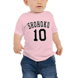 Shohoku 10 Sakuragi Hanamichi Slam Dunk Baby Jersey Short Sleeve Tee - Geeks Pride