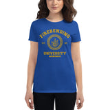 Firebending University Yellow Ink Women's short sleeve t-shirt - Geeks Pride