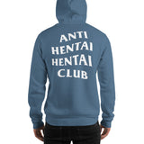 Anti Hentai Hentai Club Unisex Pullover Hoodie - Geeks Pride