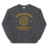 Airbending University Yellow Ink Unisex Sweatshirt - Geeks Pride