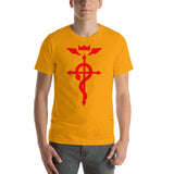 State Alchemist Red Fullmetal Alchemist Short-Sleeve Unisex T-Shirt - Geeks Pride