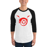 Homunculus Fullmetal Alchemist 3/4 sleeve raglan shirt - Geeks Pride