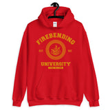 Firebending University Yellow Ink Unisex Pullover Hoodie - Geeks Pride
