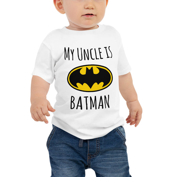My Uncle Is Batman B Baby Jersey Short Sleeve Tee - Geeks Pride
