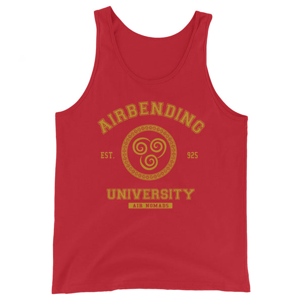 Airbending University Yellow Ink Unisex Tank Top - Geeks Pride