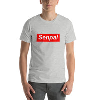 Senpai Red Box Short-Sleeve Unisex T-Shirt - Geeks Pride