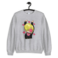 Sanji Heart Eyes Unisex Sweatshirt - Geeks Pride