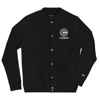 Capsule Corporation 1 Embroidered Champion Bomber Jacket - Geeks Pride