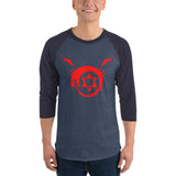 Homunculus Fullmetal Alchemist 3/4 sleeve raglan shirt - Geeks Pride