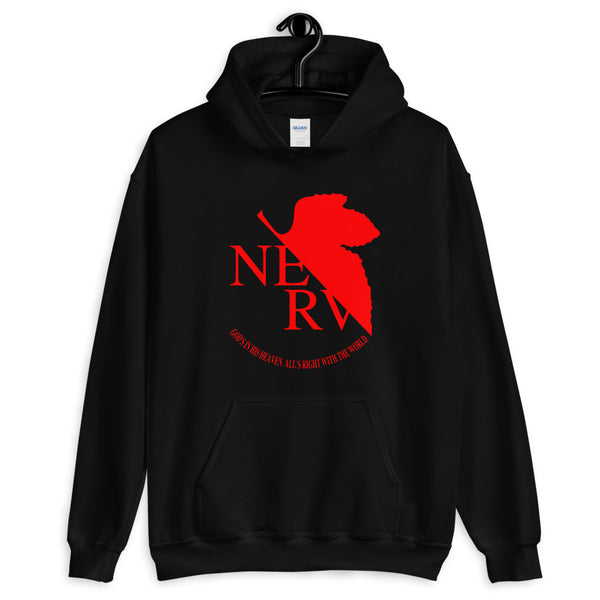 NERV God's in His Heaven. All's Right With the World. Unisex Hoodie - Geeks Pride