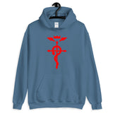 State Alchemist Red Fullmetal Alchemist Unisex Hoodie - Geeks Pride