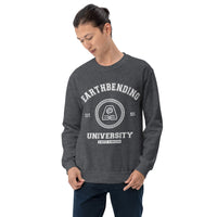 Earthbending University White ink Unisex Sweatshirt - Geeks Pride