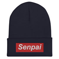 Senpai Red Box Cuffed Beanie - Geeks Pride