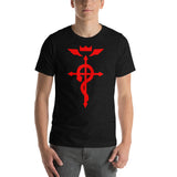 State Alchemist Red Fullmetal Alchemist Short-Sleeve Unisex T-Shirt - Geeks Pride