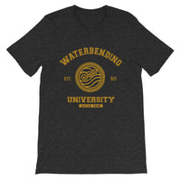 Waterbending University Yellow Ink Short-Sleeve Unisex T-Shirt - Geeks Pride