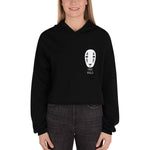 No Face Free Hugs Crop Hoodie - Geeks Pride