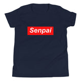 Senpai Red Box Youth Short Sleeve T-Shirt - Geeks Pride