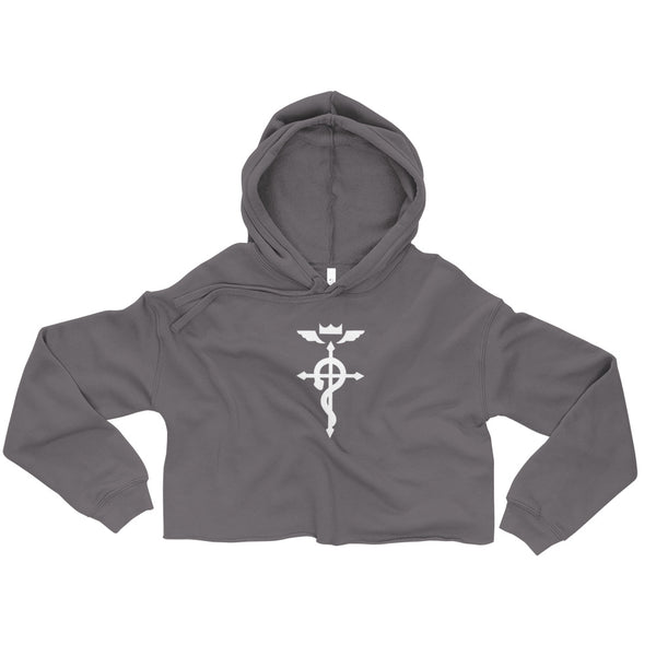 State Alchemist Fullmetal Alchemist W Crop Hoodie - Geeks Pride