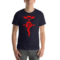 State Alchemist Red Fullmetal Alchemist Short-Sleeve Unisex T-Shirt - Geeks Pride