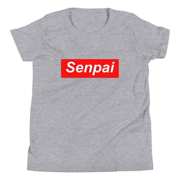 Senpai Red Box Youth Short Sleeve T-Shirt - Geeks Pride